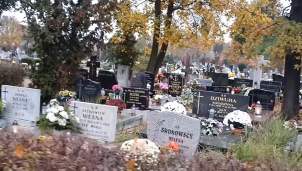 Cmentarz w Bydgoszczy/YouTube @Andrzej Blocinski
