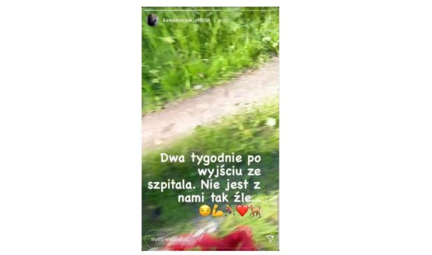 Instastory Kamil Durczok/Instagram @Kamil Durczok