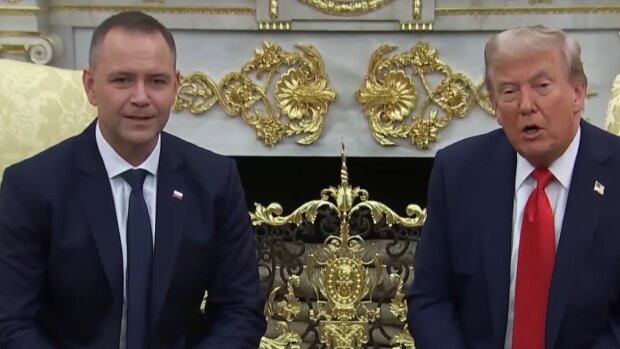 Donald Trump i Karol Nawrocki, screen Youtube @wp-pl