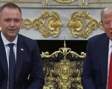 Donald Trump i Karol Nawrocki, screen Youtube @wp-pl