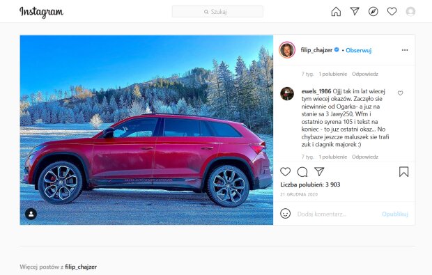 Filip Chajzer / Instagram