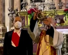 Cud upłynniania krwi św. Januarego/Youtube @Reuters