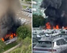 Dwa helikoptery runęły na ziemię po zderzeniu nad miastem. Są ofiary