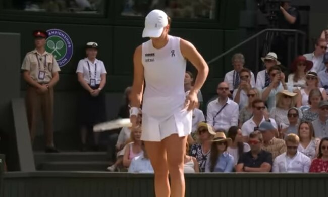 Iga Świątek, screen Youtube @Wimbledon