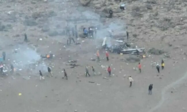 katastrofa śmigłowca, screen Youtube @BBC