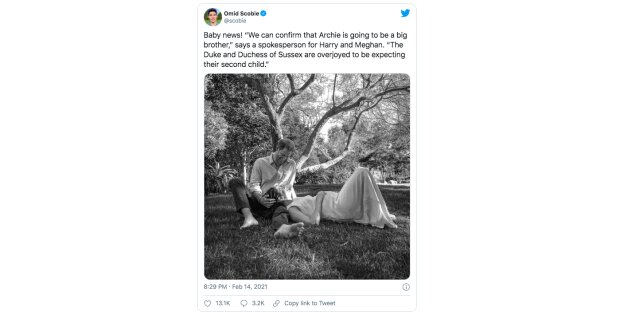 Screen z Twittera Omid Scobie @scobie