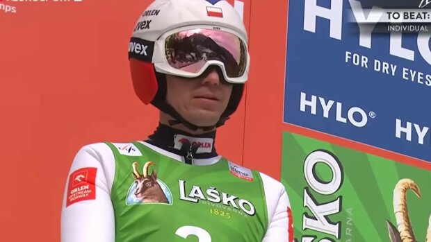 Kamil Stoch, screen Youtube @EurosportPolska