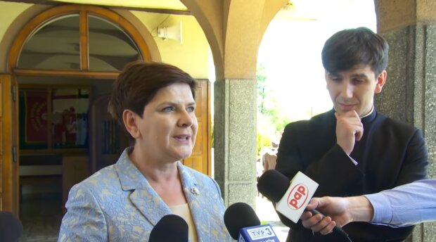 Beata Szydło z synem Tymoteuszem/ YouTube @Oświęcim Online