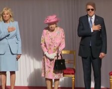 Królowa Elżbieta, Bidenowie/Youtube @BBC News