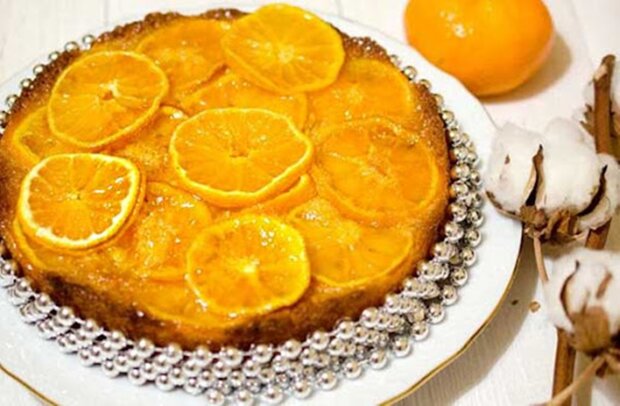 noworoczny tort mandarynkowy, screen YT