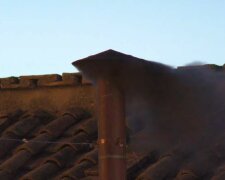 Czarny dym, screen @Vatican News