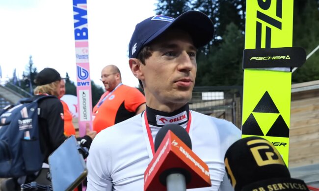 Kamil Stoch, screen Youtube @skijumping_pl