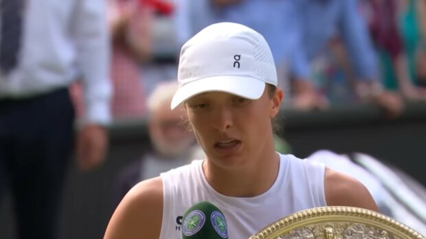 Iga Świątek, screen Youtube @Wimbledon