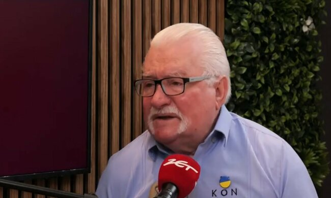 Lech Wałęsa, screen Youtube @radiozet