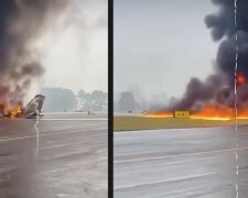 katastrofa samolotu, screen Youtube @oneindia