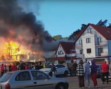 Pożar w restauracji / YouTube: Niebezpieczne