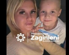 Magdalena Bieszke i jej syn Jakub, screen Facebook @Stowarzyszenie Zaginieni Śladem Nadziei