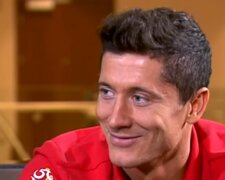 Robert Lewandowski/screen Youtube @TVP Sport