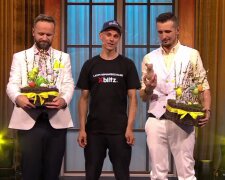 Piotr Żyła w kabarecie / screen Facebook kabaretnazywo