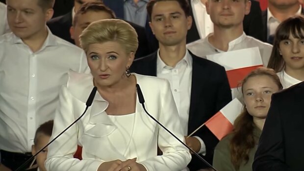 Agata Duda, screen Youtube @onet