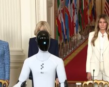Melania Trump, Marta Nawrocka, screen Youtube @CSPAN