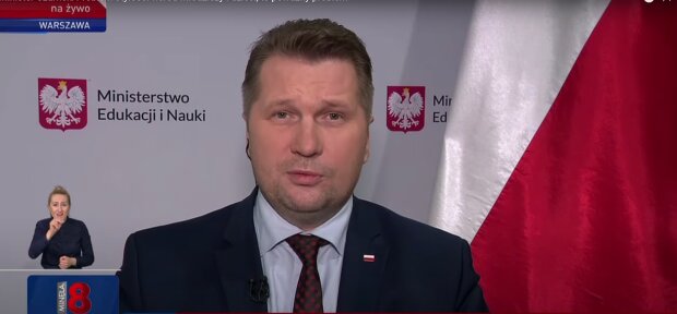 Przemysław Czarnek Youtube: TVP info