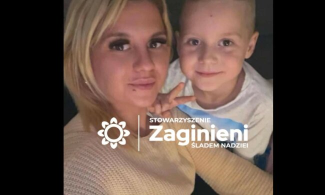 Magdalena Bieszke i jej syn Jakub, screen Facebook @Stowarzyszenie Zaginieni Śladem Nadziei