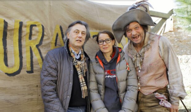 Anna Justice na planie filmu Pinokio/ FilmWeb