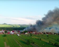 Pożar w Nowej Białej / YouTube:  proformak