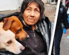 Bezdomna odmówiła opuszczenia ulicy, screen YT