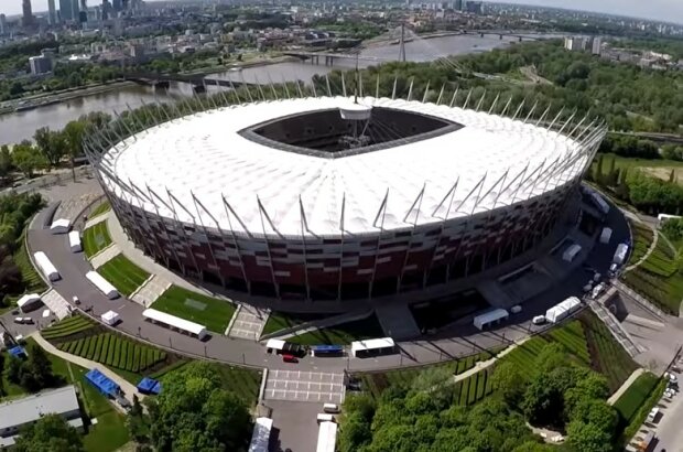 Stadion Narodowy/screen Youtube @Polskazdronapl