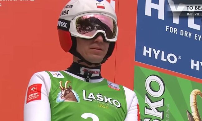 Kamil Stoch, screen Youtube @EurosportPolska