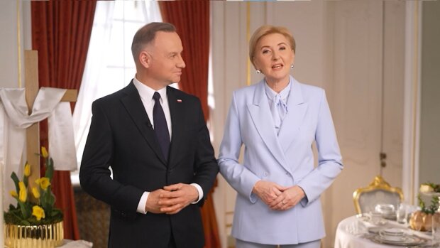 Andrzej Duda i Agata Kornhauser-Duda, screen Youtube @prezydent