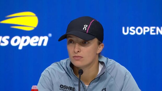 Iga Świątek, screen Youtube @usopen