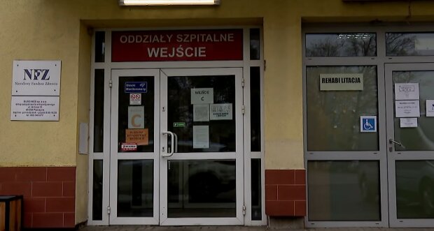 Szpital w Pszczynie/Youtube @Polsat News