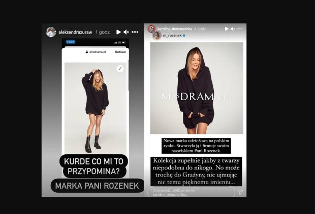 Drama Małgorzata Rozenek i Aleksandra Żuraw/Instagram