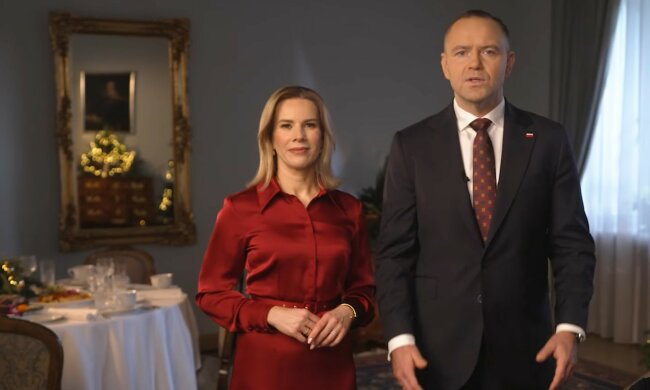 Karol i Marta Nawroccy, screen Youtube @prezydent