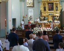 Kontrowersyjne słowa duchownego/YouTube @ Parafia św. Jerzego w Dębieńsku