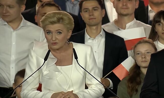 Agata Duda, screen Youtube @onet