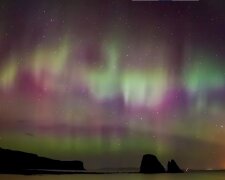 zorza polarna, screen Youtube @MaciejWiniarczyk