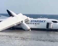 wypadek samolotu, screen Youtube @Firstpost