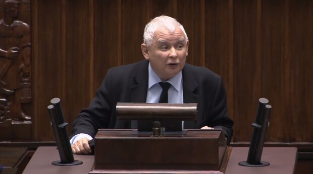 Jarosław Kaczyński. Źródło: Youtube Janusz Jaskółka