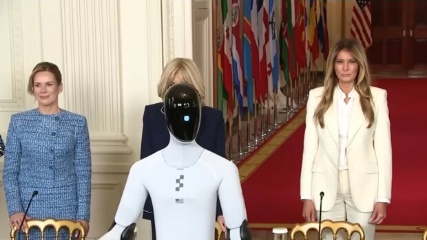 Melania Trump, Marta Nawrocka, screen Youtube @CSPAN