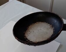 kamień i tłuszcz z patelni, screen YT