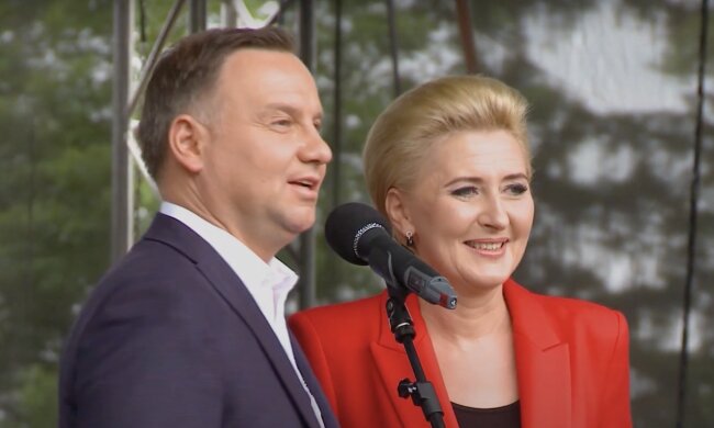 Andrzej i Agata Duda/ screen yt