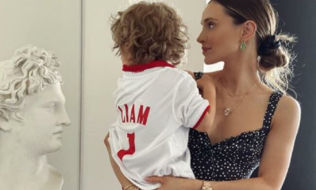 Marina Szczęsna z synkiem Liamem/Instagram