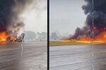 katastrofa samolotu, screen Youtube @oneindia