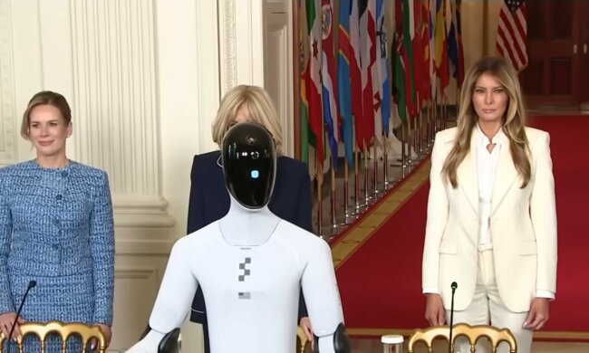 Melania Trump, Marta Nawrocka, screen Youtube @CSPAN