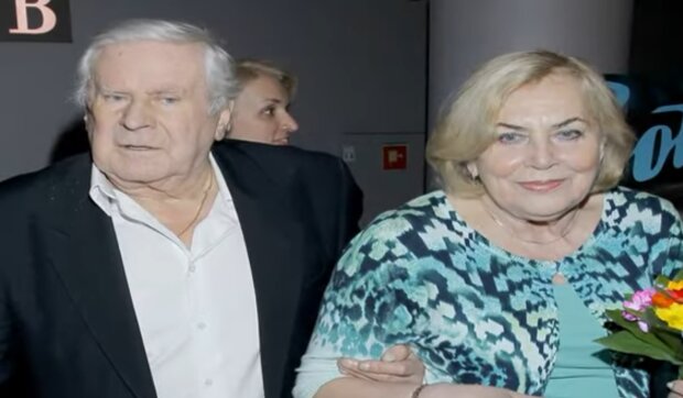 Wiesław Gołas z żoną/ YouTube @Plotki rozrywka