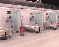 Szpital tymczasowy/YouTube @Silesia Flesz TV